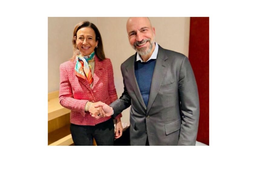  Santander se alía con Uber para financiar flotas en Europa